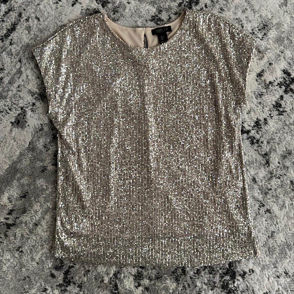 Rachel Zoe sequin top